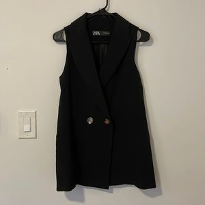 Zara Vest, Color: Black, Size: XS